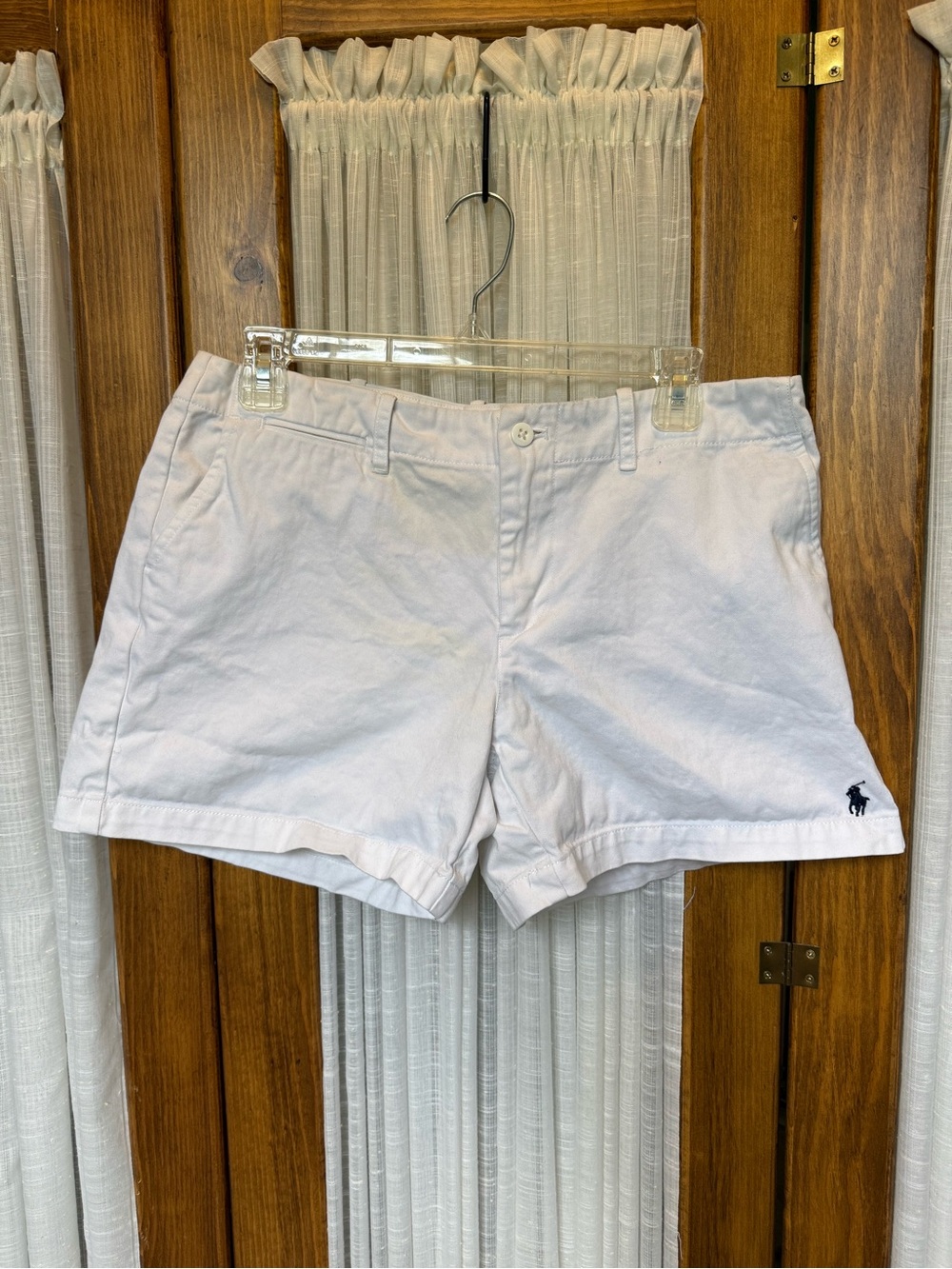 Ralph Lauren Sport 4.5” Inseam White Chino Shorts